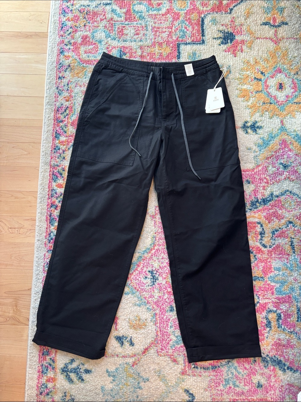 BRAND NEW Roark Women’s Black Drawstring Utility Pants